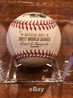 George Springer Autographed ROMLB World Series Baseball Astros 17 WS MVP MLB