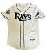 Grant Balfour 2008 World Series Tampa Bay Rays Game-worn Jersey Mlb Autograph
