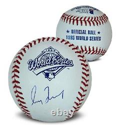 Greg Maddux Autographed 1995 World Series Signed Baseball Beckett COA With Case