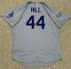 Hill 2018 Los Angeles Dodgers World Series Game Jersey Used With Mlb Hologram