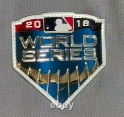 HILL 2018 Los Angeles Dodgers WORLD SERIES GAME JERSEY USED WITH MLB HOLOGRAM
