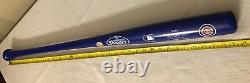 HTF 2016 Chicago Cubs World Series Louisville Slugger Blue Baseball Bat 33.5 L