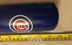 HTF 2016 Chicago Cubs World Series Louisville Slugger Blue Baseball Bat 33.5 L