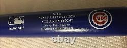 HTF 2016 Chicago Cubs World Series Louisville Slugger Blue Baseball Bat 33.5 L