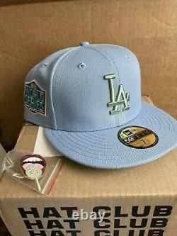 Hat Club Exclusive LA Dodgers Blue Sugar Shack 2020 World Series 7 1/2 In Hand