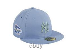 Hat Club Exclusive NY Yankees Blue Sugar Shack 2001 World Series 7 1/2 In Hand