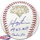 Hideki Matsui Yankees Signed Godzilla 2009 World Series Baseball Jsa Auth