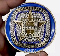 Houston Astros Baseball World Series Champs Police Security Ring Challenge Coin