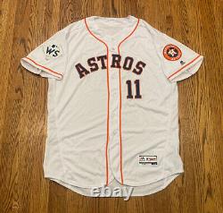 Houston Astros Evan Gattis Majestic Authentic World Series MLB Baseball Jersey