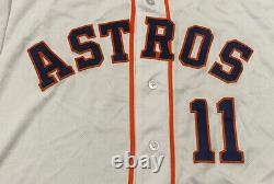 Houston Astros Evan Gattis Majestic Authentic World Series MLB Baseball Jersey