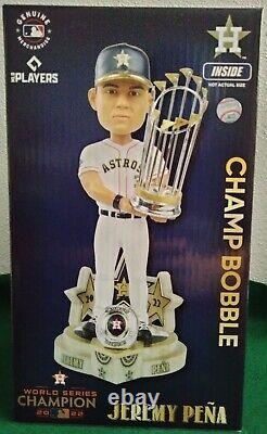 Houston Astros Jeremy Pena World Series Gold Rush Bobblehead Limited #ed to 500