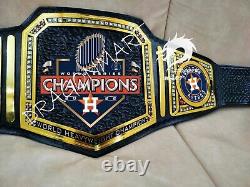 Houston Astros World Series 2022 Championship Belt Baseball MLB 2mm Brass