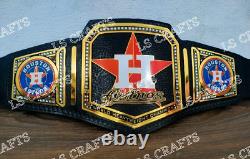 Houston Astros World Series Championship Belt Adult Size 2mm Brass