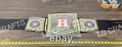 Houston Astros World Series Championship Belt Adult Size 4mm Brass