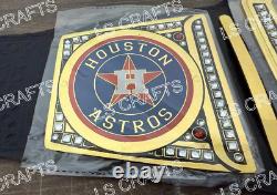 Houston Astros World Series Championship Belt Adult Size 4mm Brass