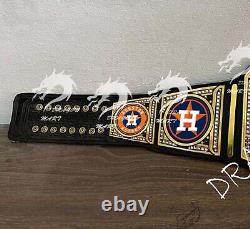 Houston Astros World Series Championship Belt Baseball MLB 2mm Brass