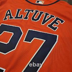 Houston Los Astros #27 Jose Altuve Stitched Orange Hispanic Heritage Jersey