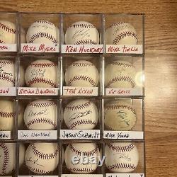 Huge Lot 100 Signed Official Baseballs Rawlings MLB Hall Of Fame World Series