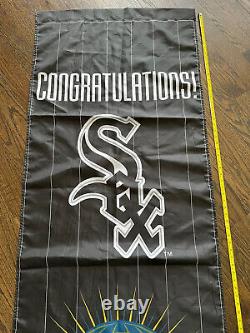 Huge Rare 2005 Chicago White Sox World Series Champions fabric Banner 90 x 29