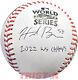 Hunter Brown Signed 2022 World Series Baseball Inscribed 2022 Ws Champs Tristar
