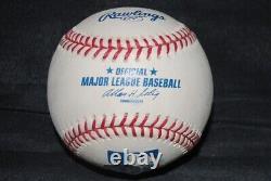 Impossible Ruben Gomez Signed Baseball Auto Omlb 1954 World Series Giants Bas