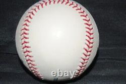 Impossible Ruben Gomez Signed Baseball Auto Omlb 1954 World Series Giants Bas