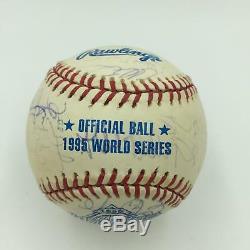 Incredible 1995 Cleveland Indians Team Signed World Series Baseball 40 Sigs! JSA
