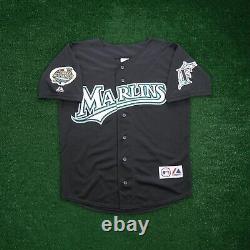 Ivan Rodriguez 2003 Florida Marlins Alternate Black Men's World Series Jersey