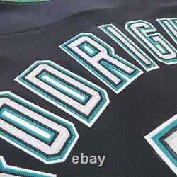 Ivan Rodriguez 2003 Florida Marlins Alternate Black Men's World Series Jersey