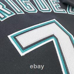 Ivan Rodriguez 2003 Florida Marlins Alternate Black Men's World Series Jersey