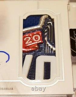 JACOB DeGROM 2020 TOPPS DYNASTY AUTO AUTOGRAPH WORLD SERIES LOGO PATCH CARD #/5