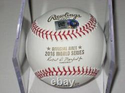 JAKE ARRIETA Signed Official 2016 WORLD SERIES Baseball & Insc MLB Authenticated