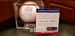 JOHN LACKEY Autographed, Signed, Official 2016 World Series MLB Baseball, PSA