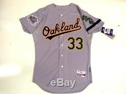 JOSE CANSECO AUTHENTIC OAKLAND A's 89 WORLD SERIES MAJESTIC COOL BASE JERSEY NEW