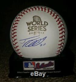 JOSH REDDICK signed autographed 2017 World Series Baseball HOUSTON ASTROS with COA