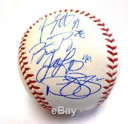 JSA Buster Posey Affeldt 2010 World Series Giants TEAM Signed Autograph Baseball