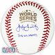 Jake Arrieta Cubs Signed 2016 Ws Champs 2016 World Series Baseball Mlb Auth
