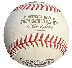 Jason Varitek Autographed 2004 World Series Baseball Red Sox MLB Holo