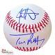 Jed Hoyer Tom Ricketts Cubs Signed Baseball 2016 World Series Autograph -jsa