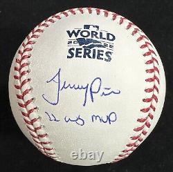 Jeremy Pena Astros Signed 2022 World Series Baseball Rookie Ws Mvp Auto MLB COA