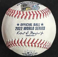 Jeremy Pena Astros Signed 2022 World Series Baseball Rookie Ws Mvp Auto MLB COA