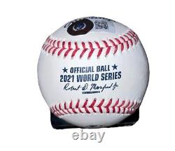 Jesse Chavez Signed Baseball Atlanta Braves World Series Ball Auto Beckett Cert