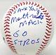 Jim Mattress Mack Mcingvale Signed 2022 Astros World Series Baseball Psa/dna