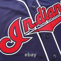 Jim Thome 1995 Cleveland Indians Alt Navy Blue World Series Men's Jersey