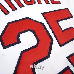 Jim Thome 1995 Cleveland Indians Home White World Series Men's Jersey
