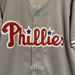 Jimmy Rollins Philadelphia Phillies 2008 World Series Majestic Mens Jersey 48