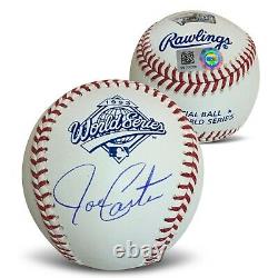 Joe Carter Autographed 1993 World Series Signed Baseball Fanatics Authentic COA