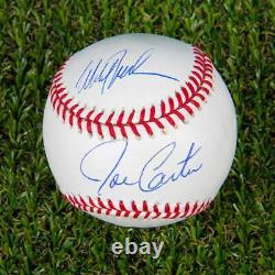 Joe Carter & Mitch Williams Autographed Official 1993 World Series MLB Baseball