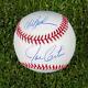 Joe Carter & Mitch Williams Autographed Official 1993 World Series Mlb Baseball