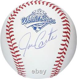 Joe Carter Toronto Blue Jays Autographed 1993 World Series Logo Baseball